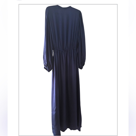 THE KOOPLES Plain Color Long Sleeve Maxi Dress Flaw - Picture 3 of 4